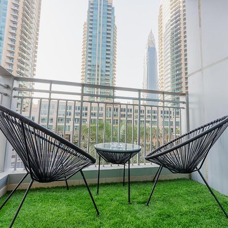 First Class Studio With Dubai Downtown Boulevard View Leilighet Eksteriør bilde